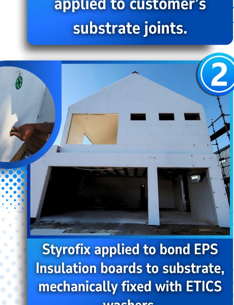 EIFS/ETICS External Wall Insulation — photograph