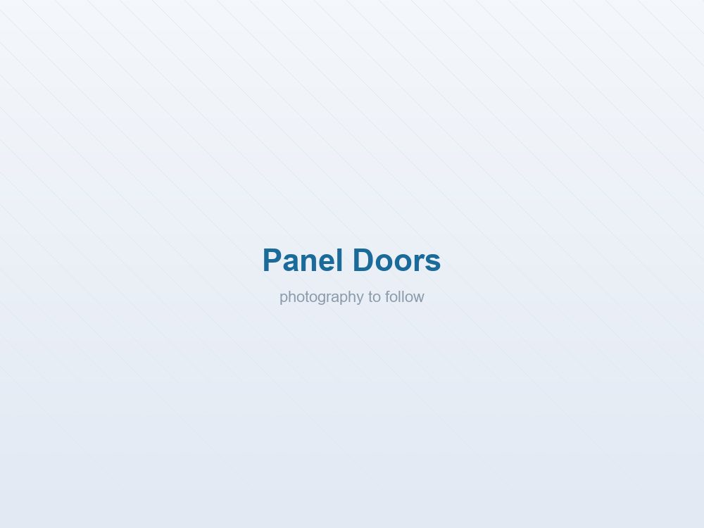 Panel Doors